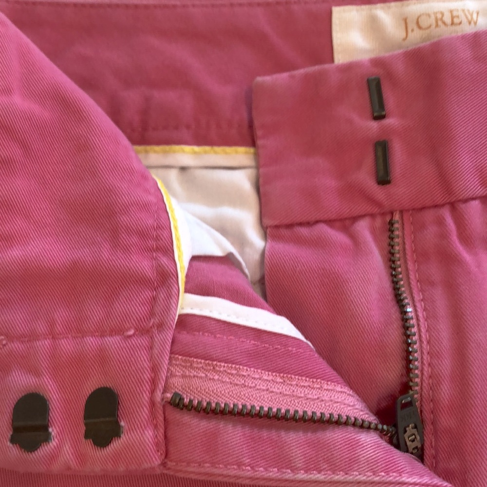 J. Crew Classic Twill Pink Chino Bermuda Shorts 🩳